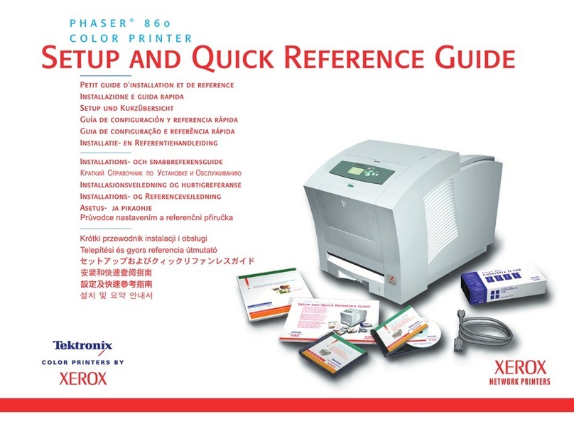 Xerox Phaser 860 User manual