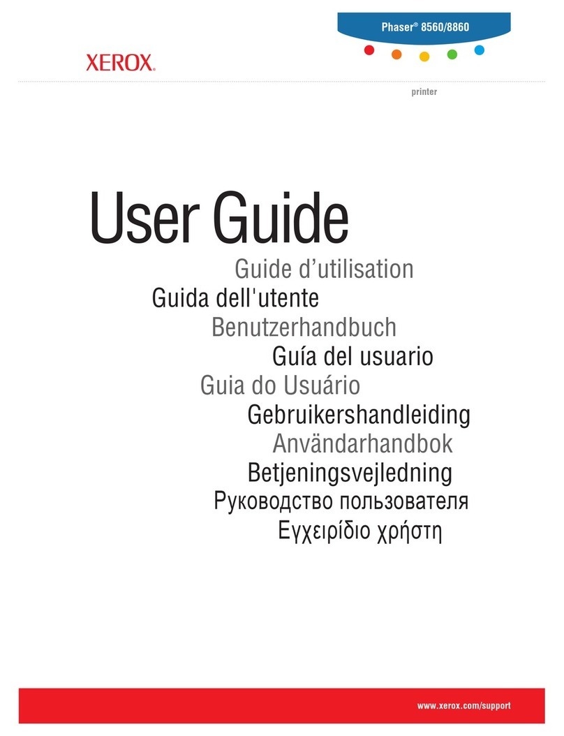 Xerox Phaser 8560 User manual