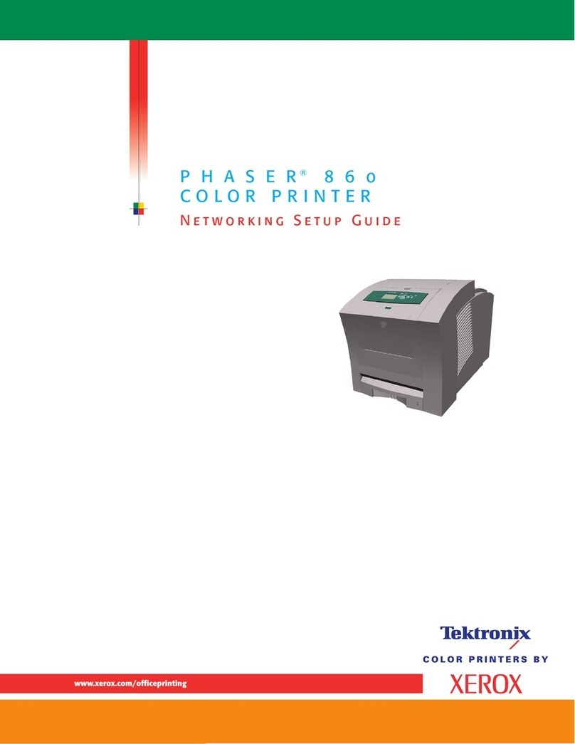 Xerox Phaser 860 User manual