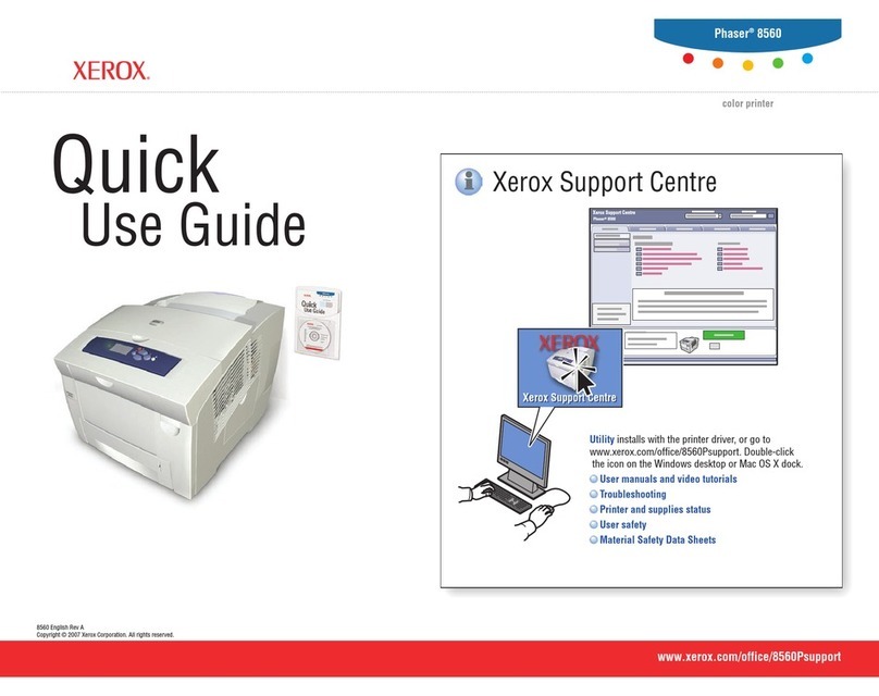 Xerox Phaser 8560 Operating manual