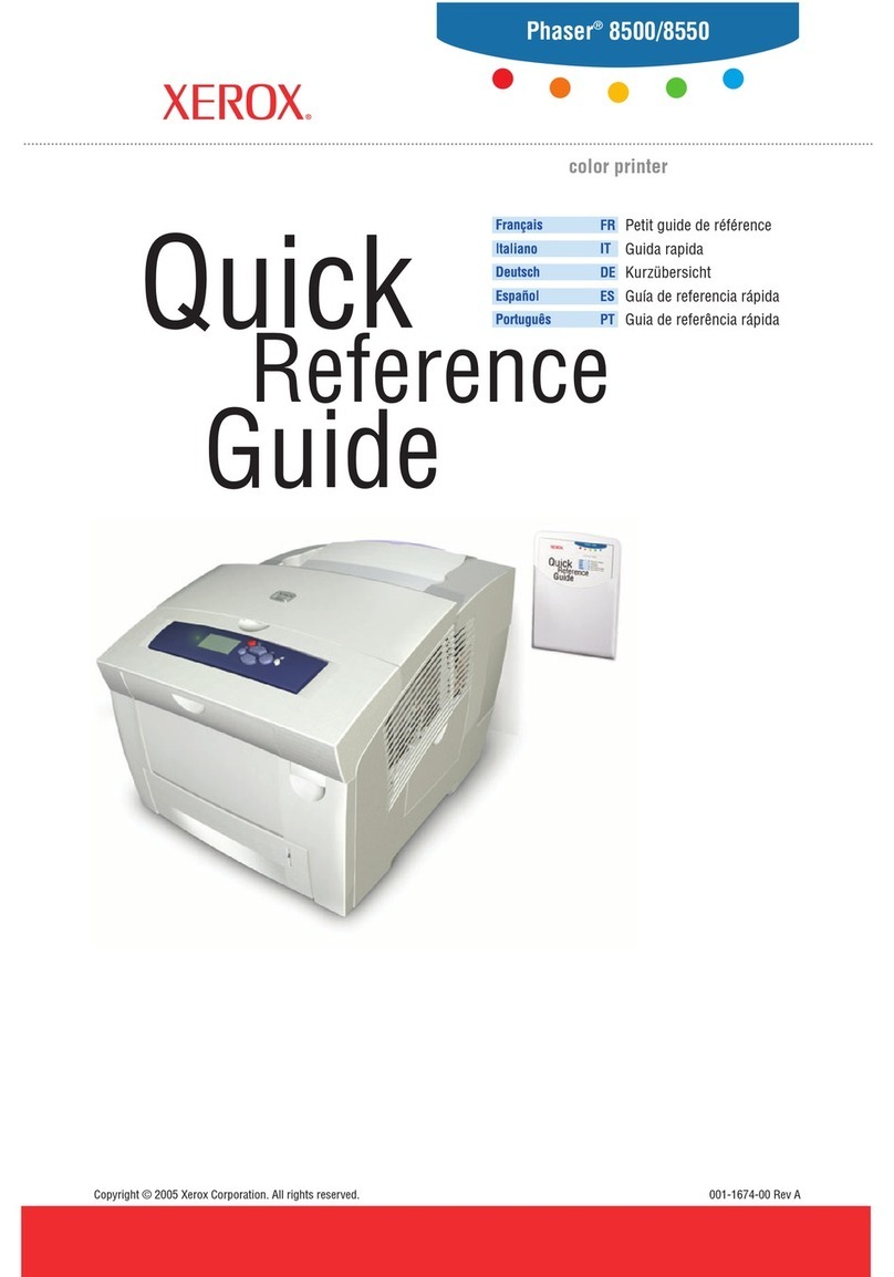 Xerox Phaser 8500 User manual