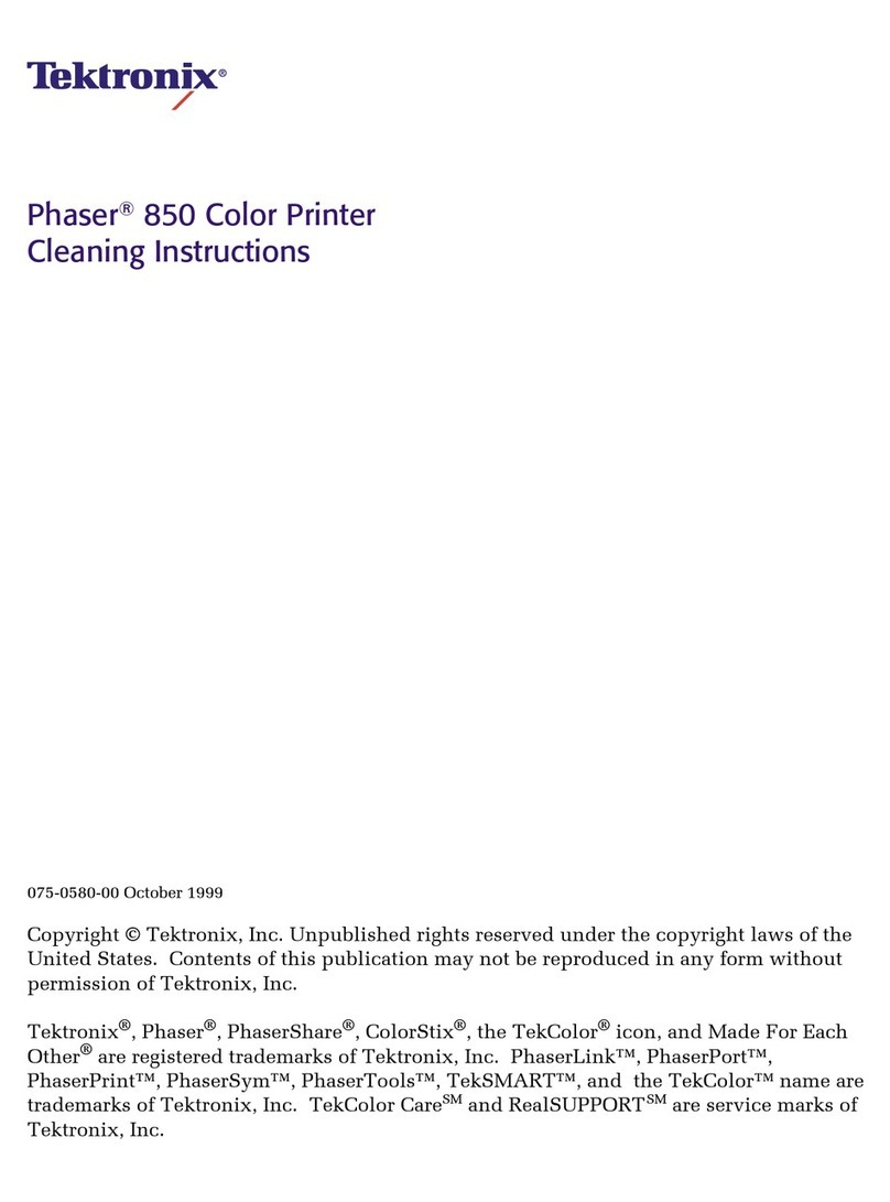 Xerox 850DP - Phaser Color Solid Ink Printer Configuration guide