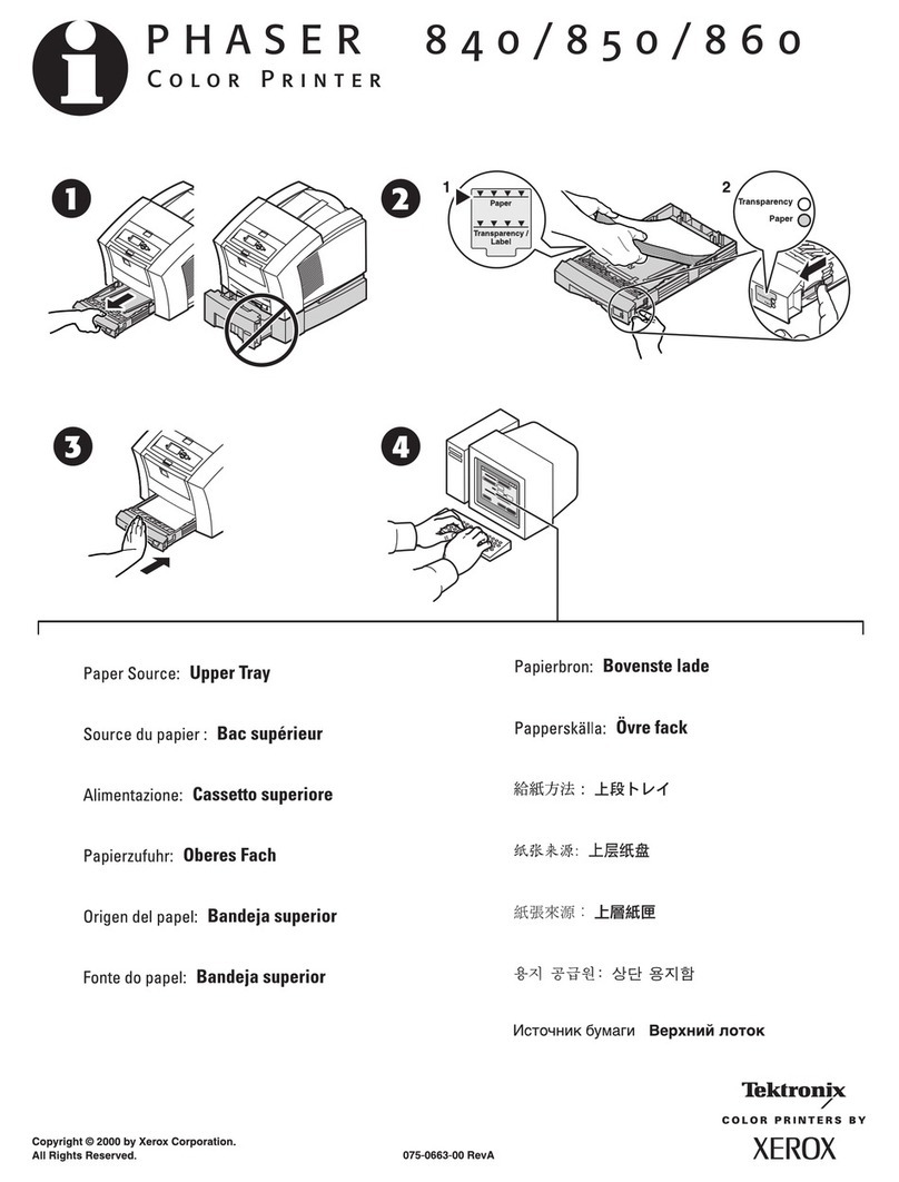 Xerox Phaser 840 Manual