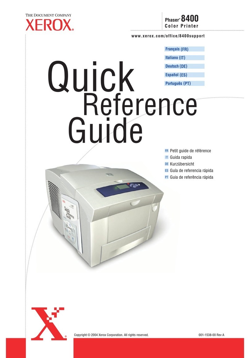 Xerox Phaser 8400 User manual