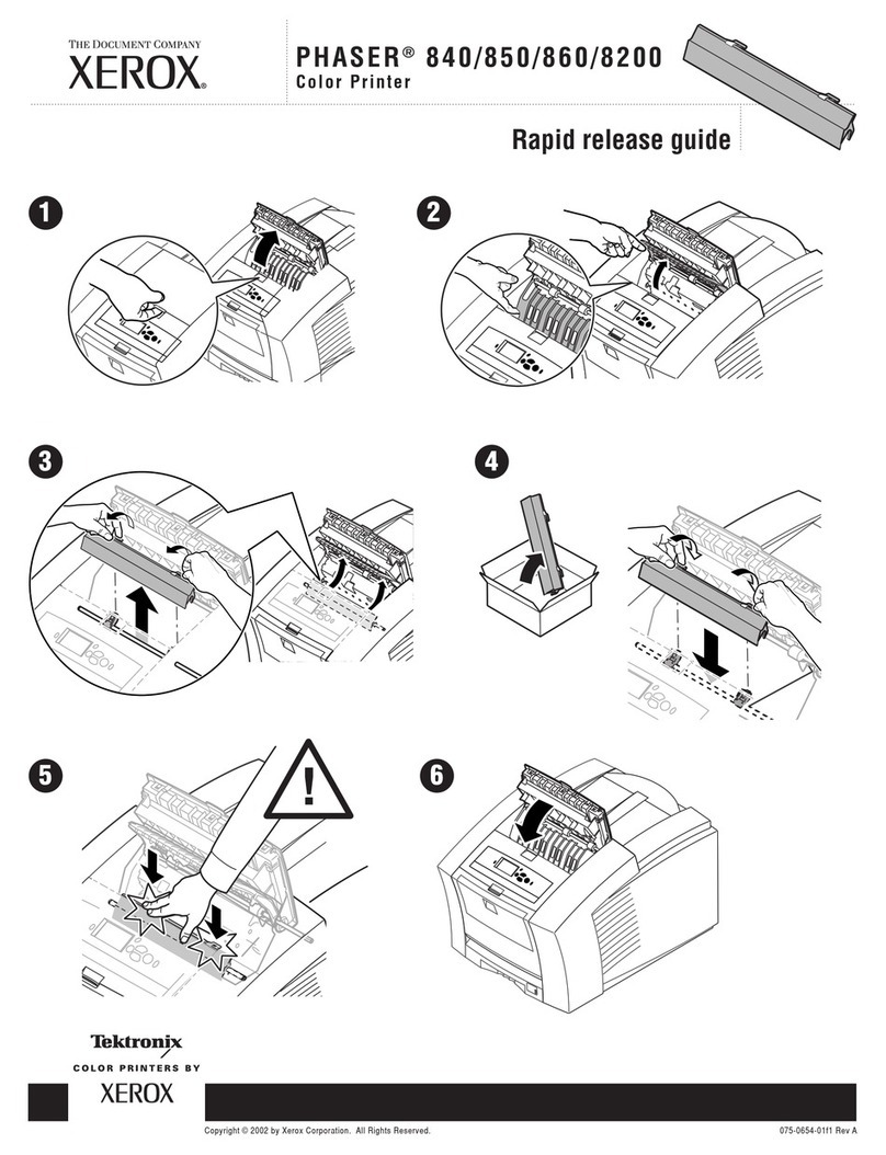 Xerox Phaser  8200 Instruction Manual