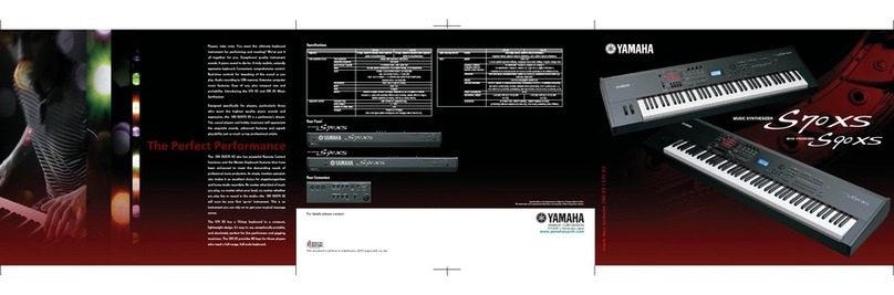 Yamaha S90 XS Editor VST S70 XS Editor VST Brochure & specs