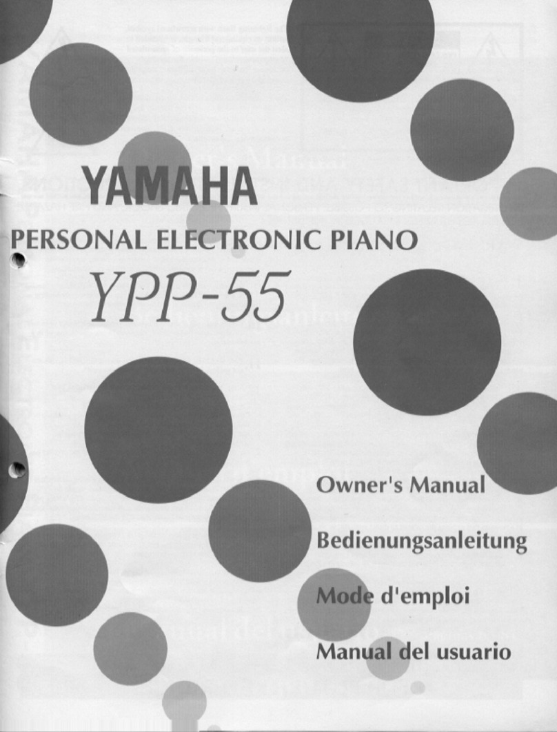 Yamaha YPP-55 User manual Yamaha YPP-55 User manual
