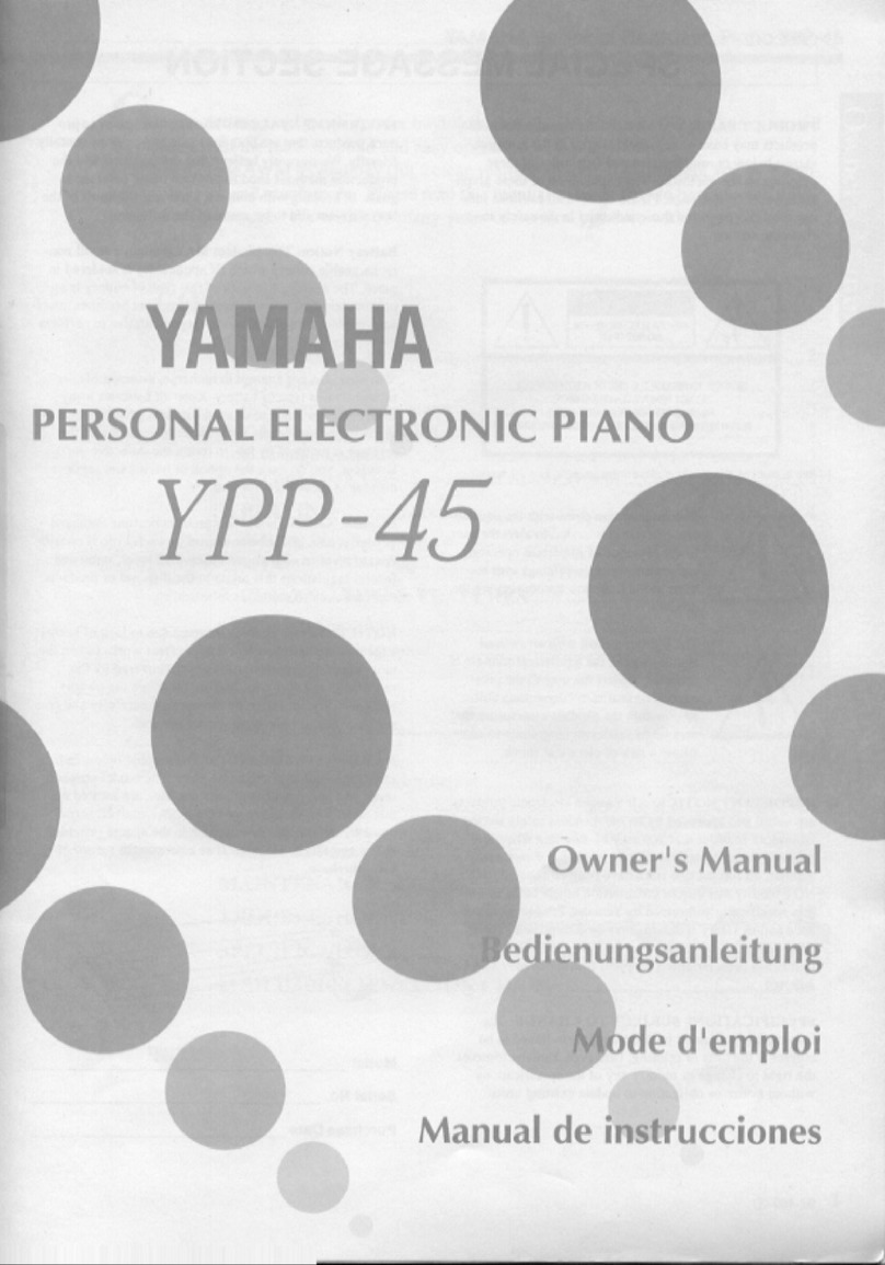 Yamaha YPP-45 User manual