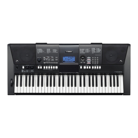 Yamaha PSR-E423 User manual Yamaha PSR-E423 User manual