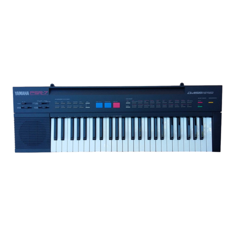 Yamaha Portatone PSR-7 owner's guide