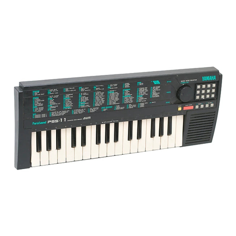 Yamaha PortaSound PSS-11 User manual