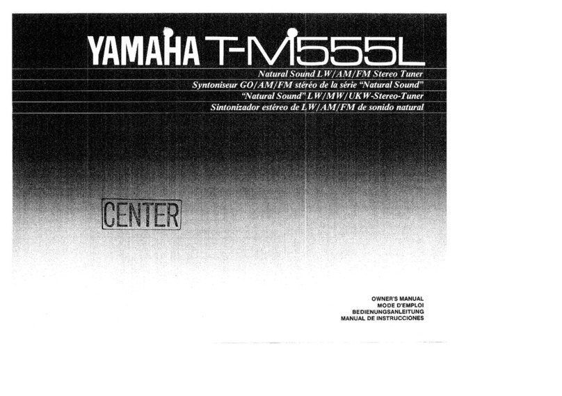 Yamaha T-M555L owner's manual
