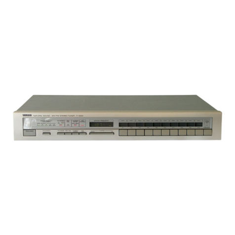 Yamaha T-1000 User manual