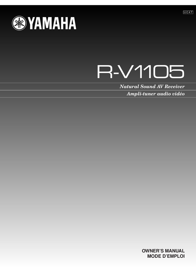 Yamaha R-V1105 User manual