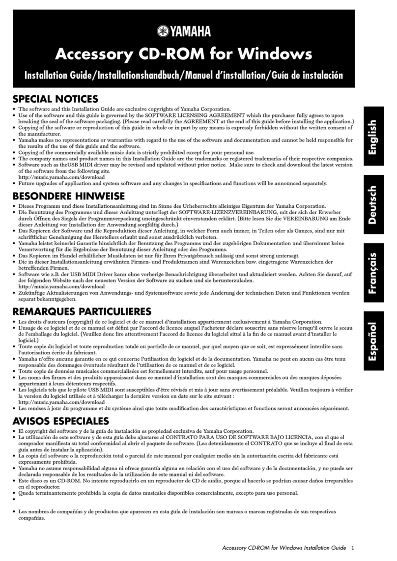 Yamaha Clavinova CVP-309 User manual