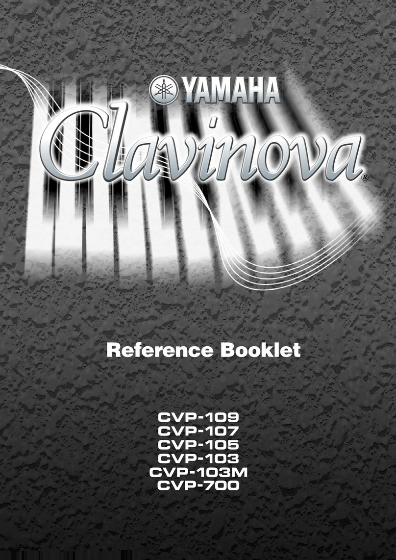 Yamaha Clavinova CVP-103 Installation and operation manual
