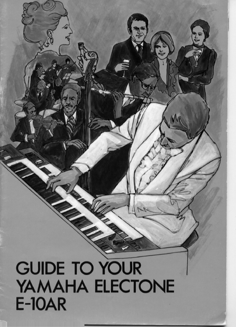 Yamaha Electone E-10AR User manual