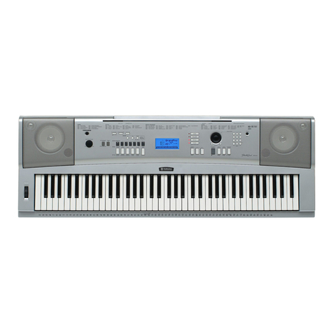 Yamaha Portable Grand DGX-230 User manual
