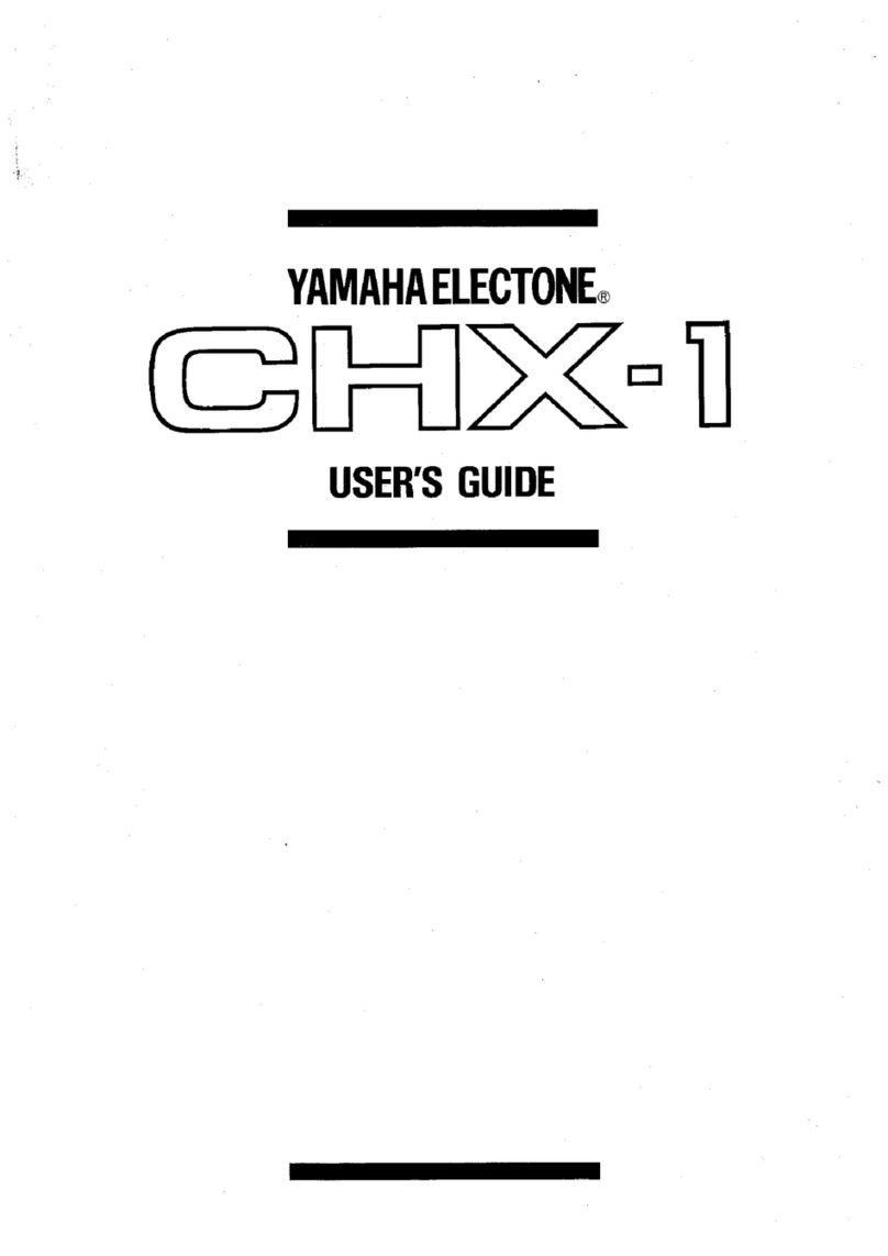 Yamaha Electone CHX-1 user guide