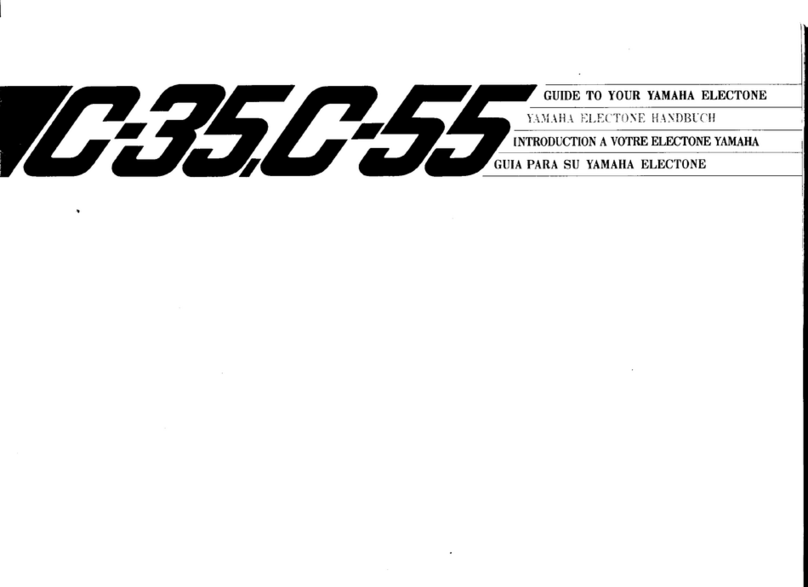 Yamaha Electone C-35 user guide