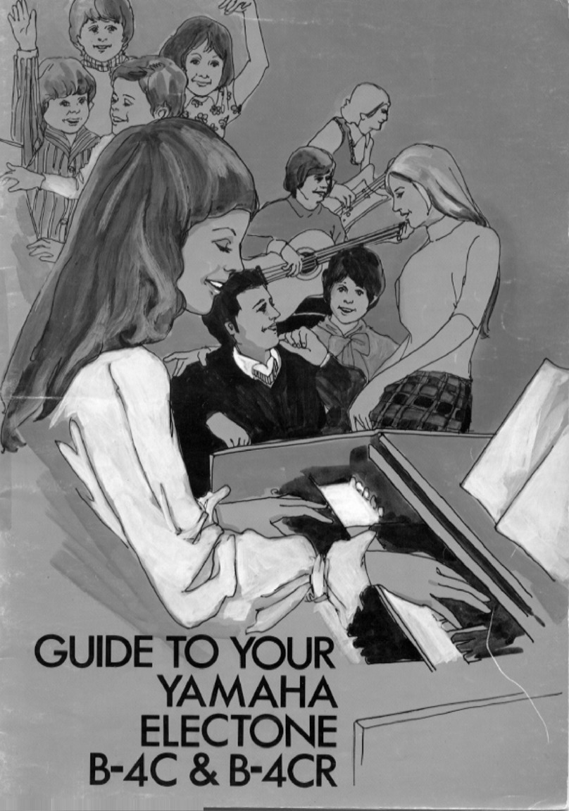 Yamaha Electone B-4C user guide