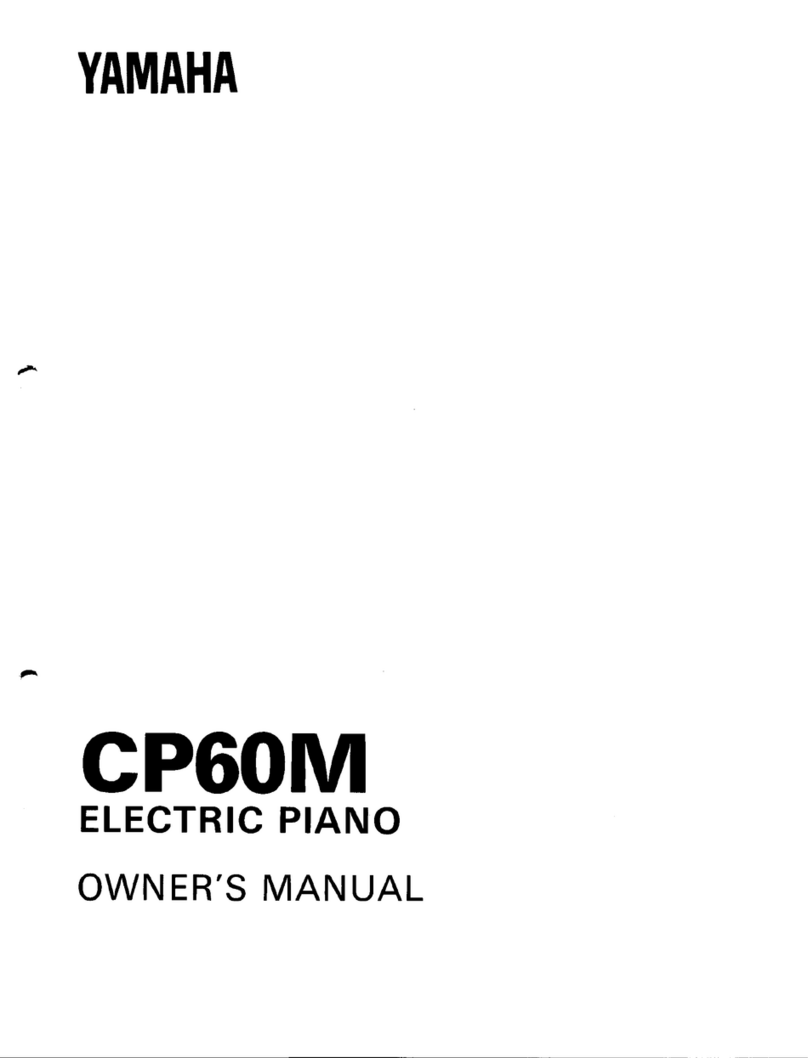 Yamaha CP60M User manual