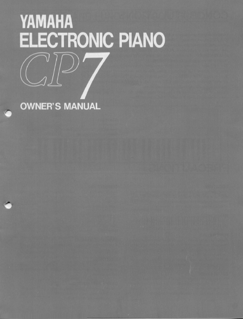 Yamaha CP-7 owner's manual