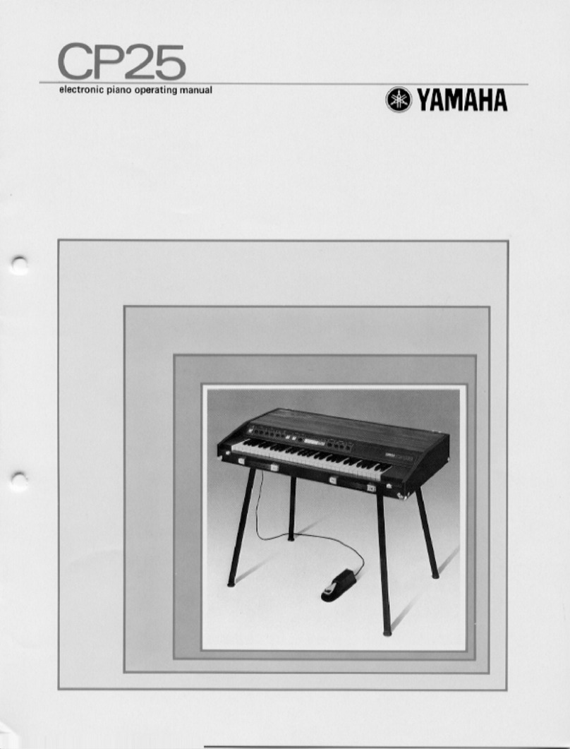 Yamaha CP-25 operating manual
