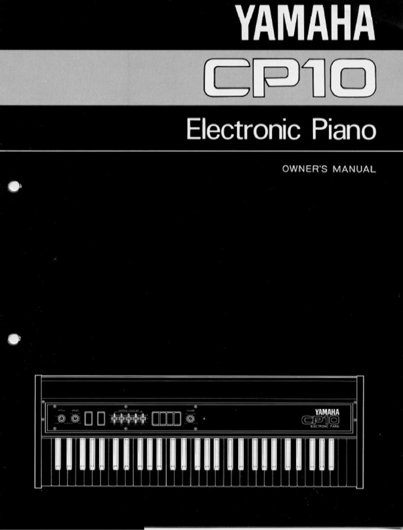 Yamaha CP-10 owner's manual