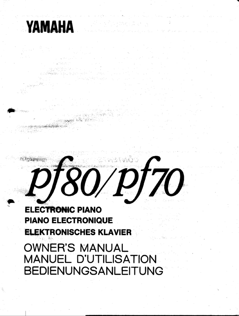 Yamaha PF-70 User manual