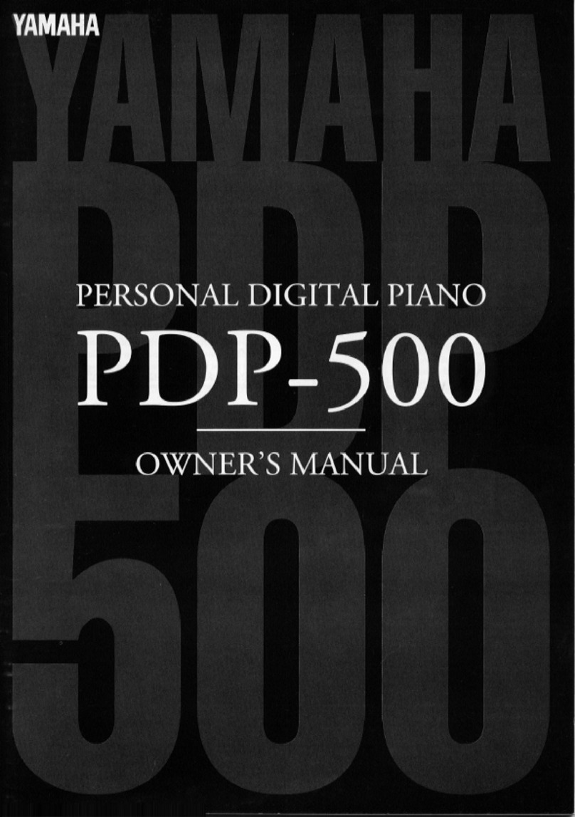 Yamaha PDP-500 owner's manual Yamaha PDP-500 owner's manual