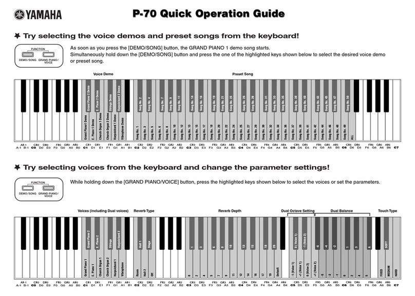Yamaha P-70 Operator's manual