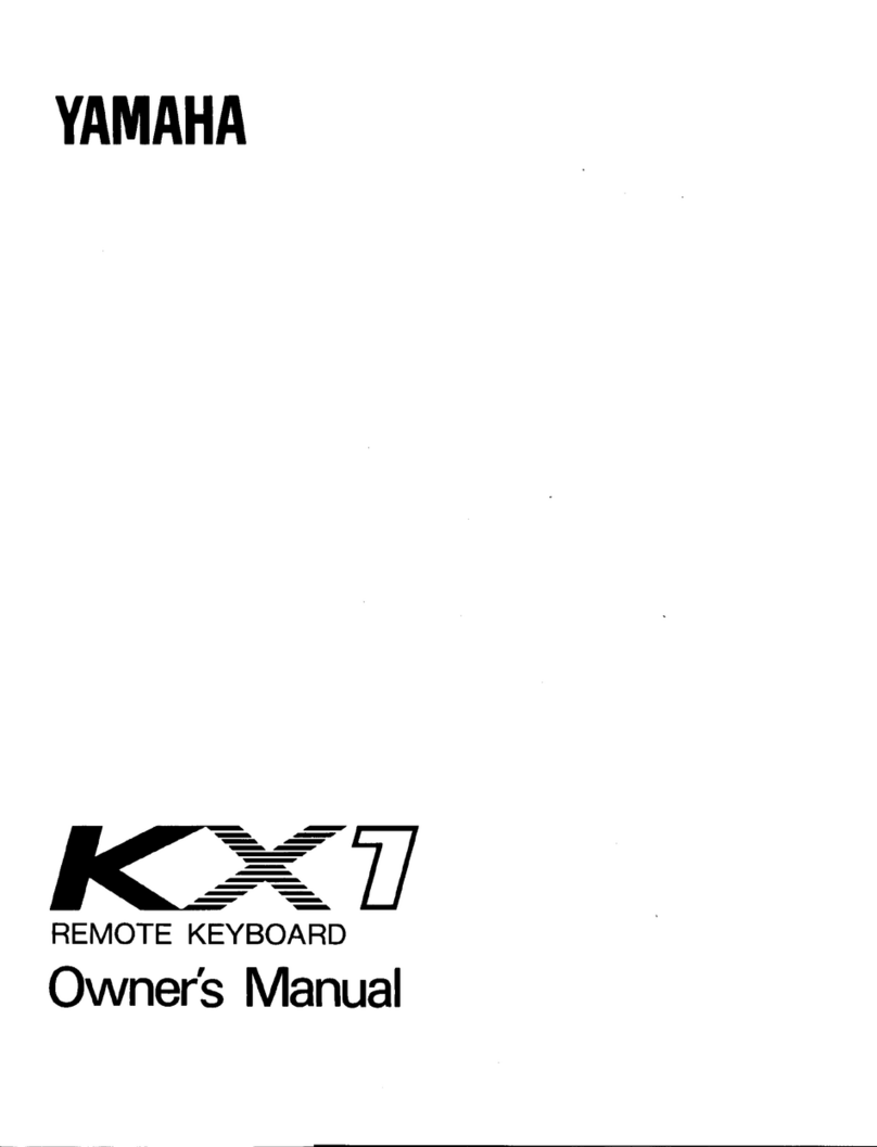 Yamaha KX1 User manual Yamaha KX1 User manual