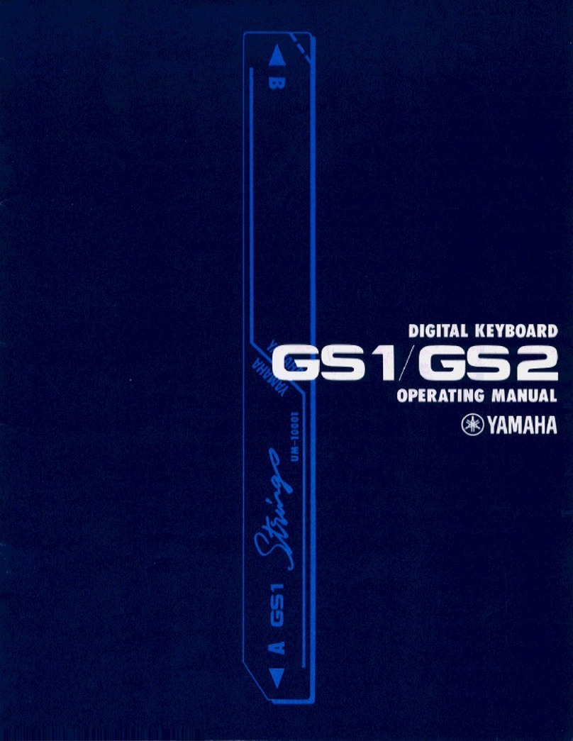 Yamaha GS1 operating manual
