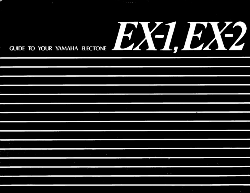 Yamaha Electone EX-1 user guide