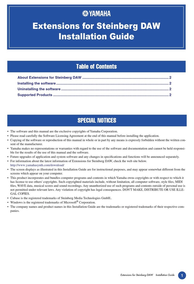 Yamaha MOTIF XS6 User manual
