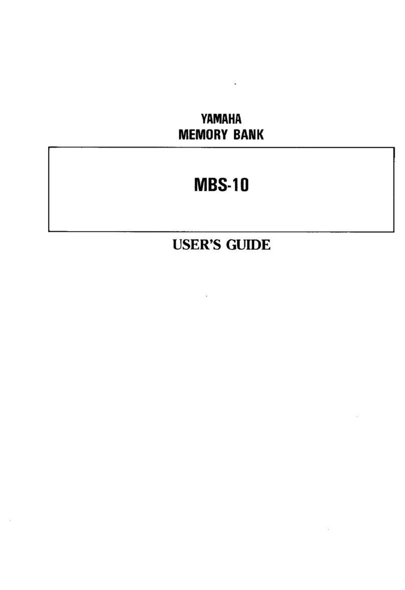 Yamaha MBS-10 User manual