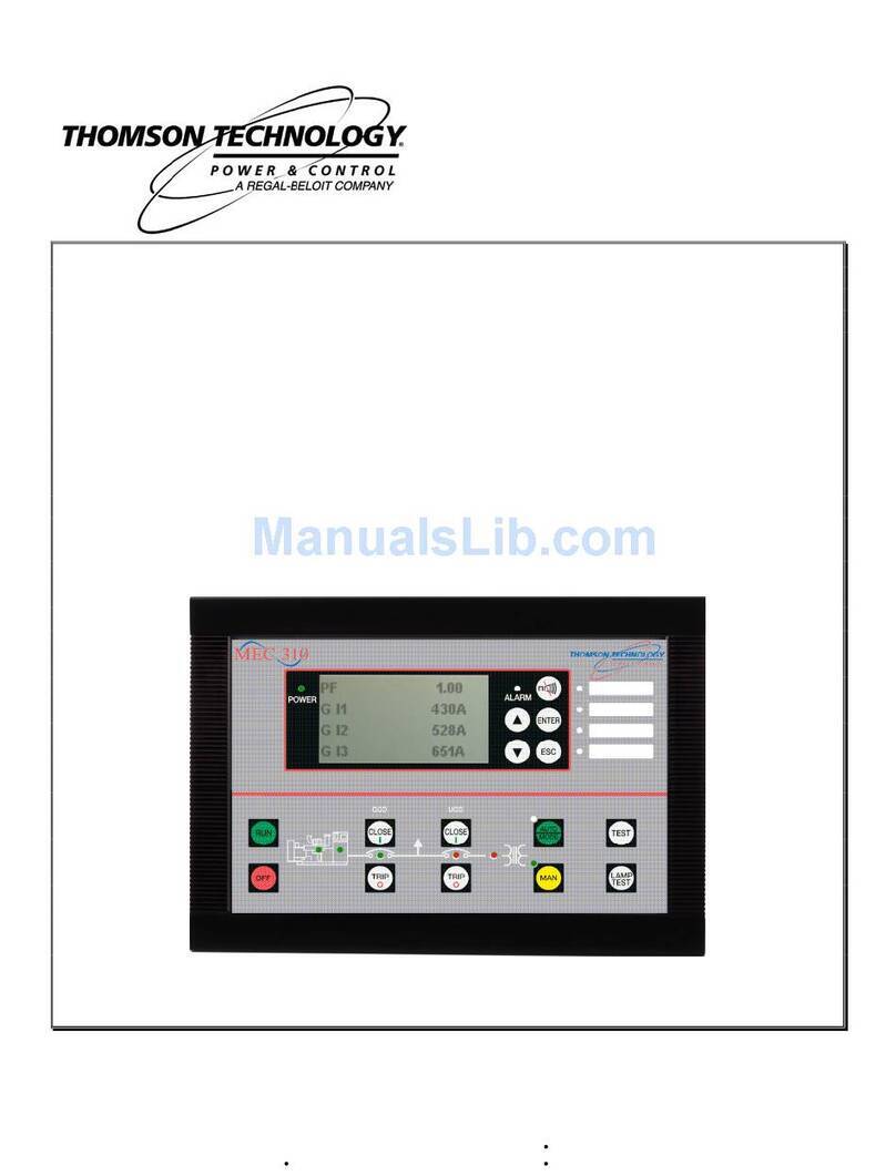 THOMSON MEC 310 - APLLICATION NOTES EXTERNAL I-O... User manual