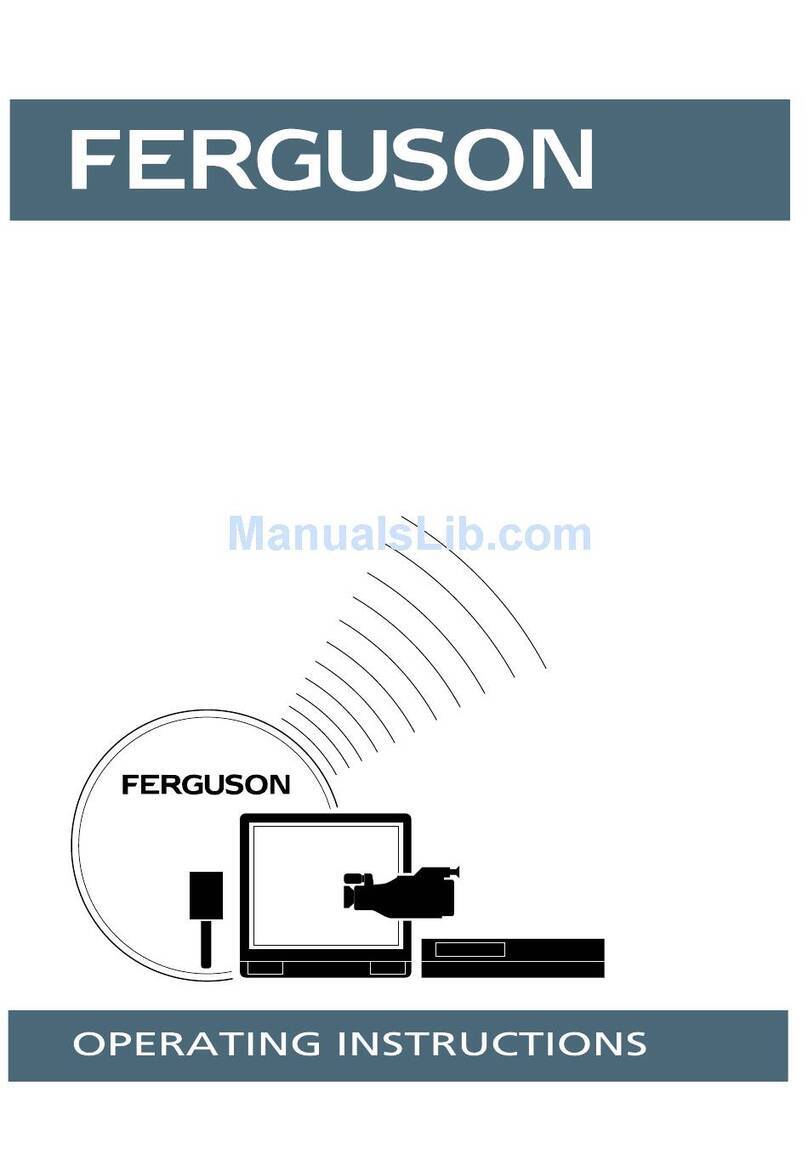 Ferguson M3673GC operating instructions