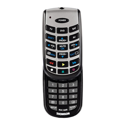 THOMSON ROC 3205 - AVEC CODES User manual