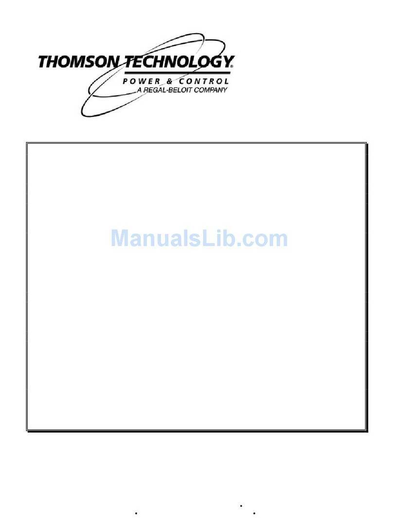 THOMSON REMOTE COMMUNICATION - V3.0 User manual