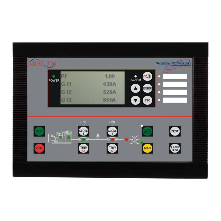 THOMSON MEC 310#GENSET CONTROLLER OPTION J-CANBUS... Installation and operation manual