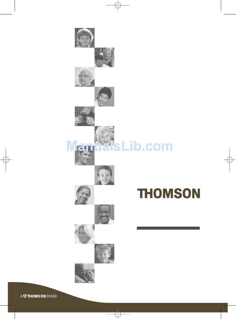 THOMSON DTH 8657 User manual