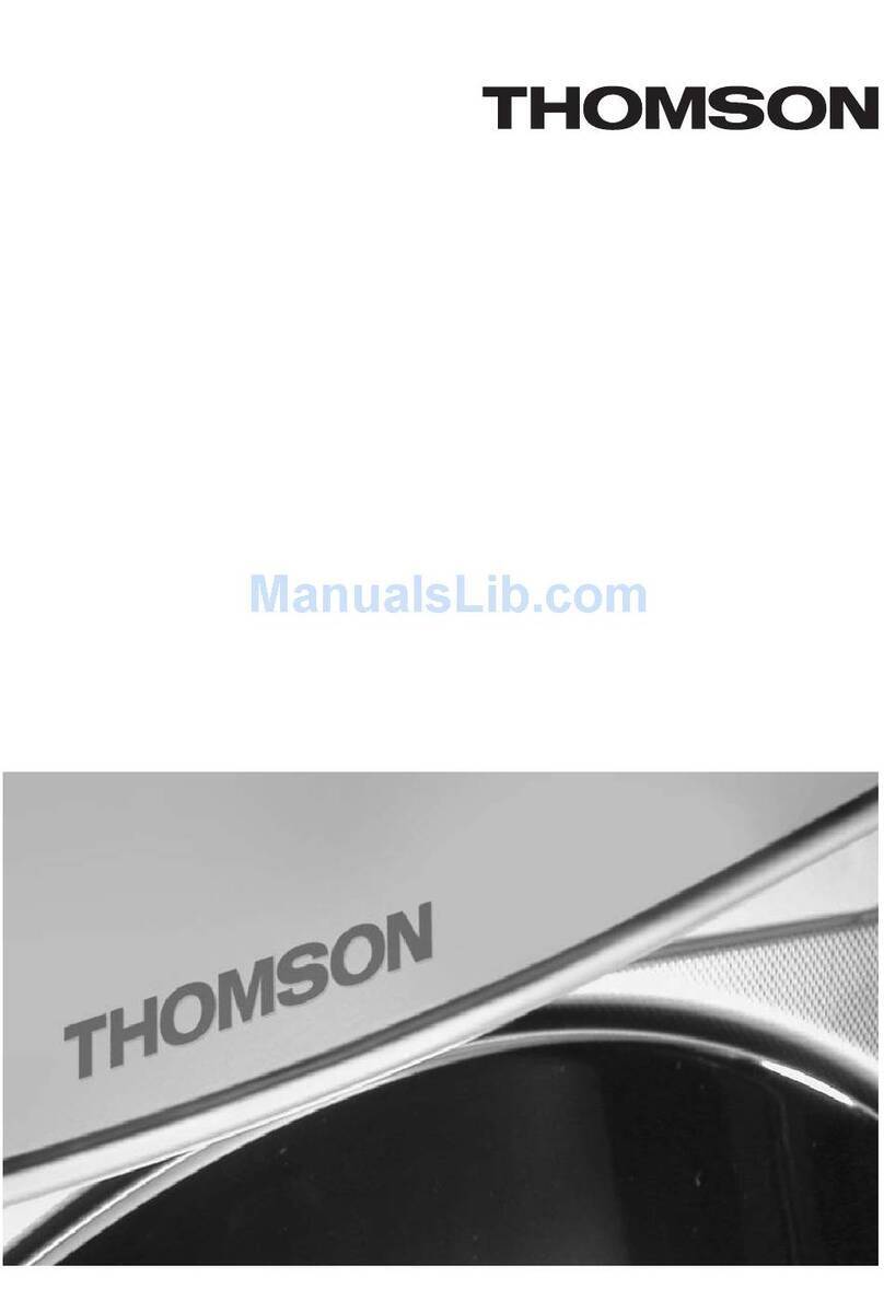 THOMSON ICKT656FD - Instruction Manual THOMSON ICKT656FD - Instruction Manual
