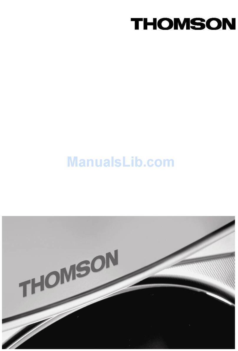 THOMSON DTT61XD - Instructions for installation and use