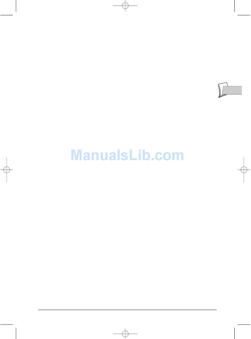 THOMSON DTH 8543 - ADDITIF User manual
