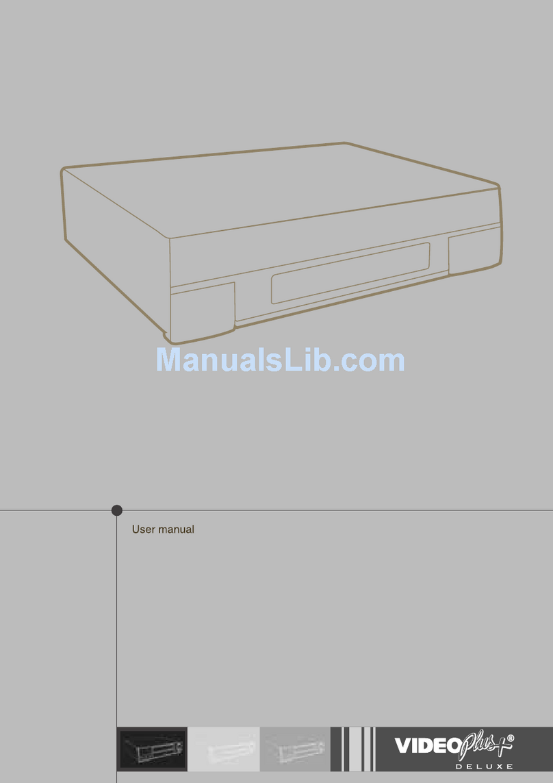 THOMSON VTH7090U user manual