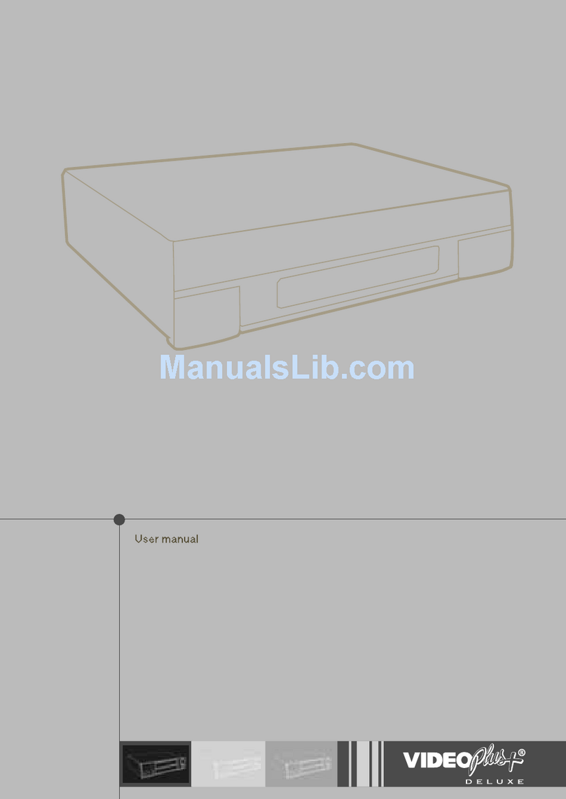 THOMSON VTH6081U User manual