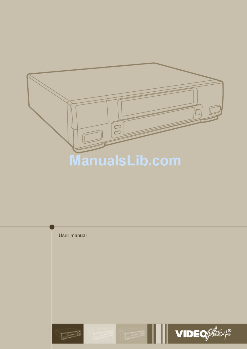 THOMSON VTH6020U User manual