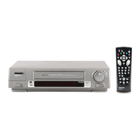 THOMSON VTH6080- - SETUP User manual